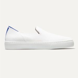 Rothy’s The Original Slip On Sneaker in Bright White. Brand new.